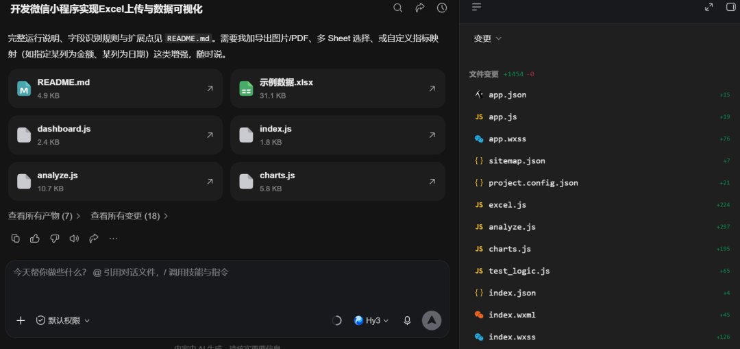 Hy3 小程序数据可视化